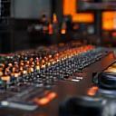 Studio med opptaksutstyr